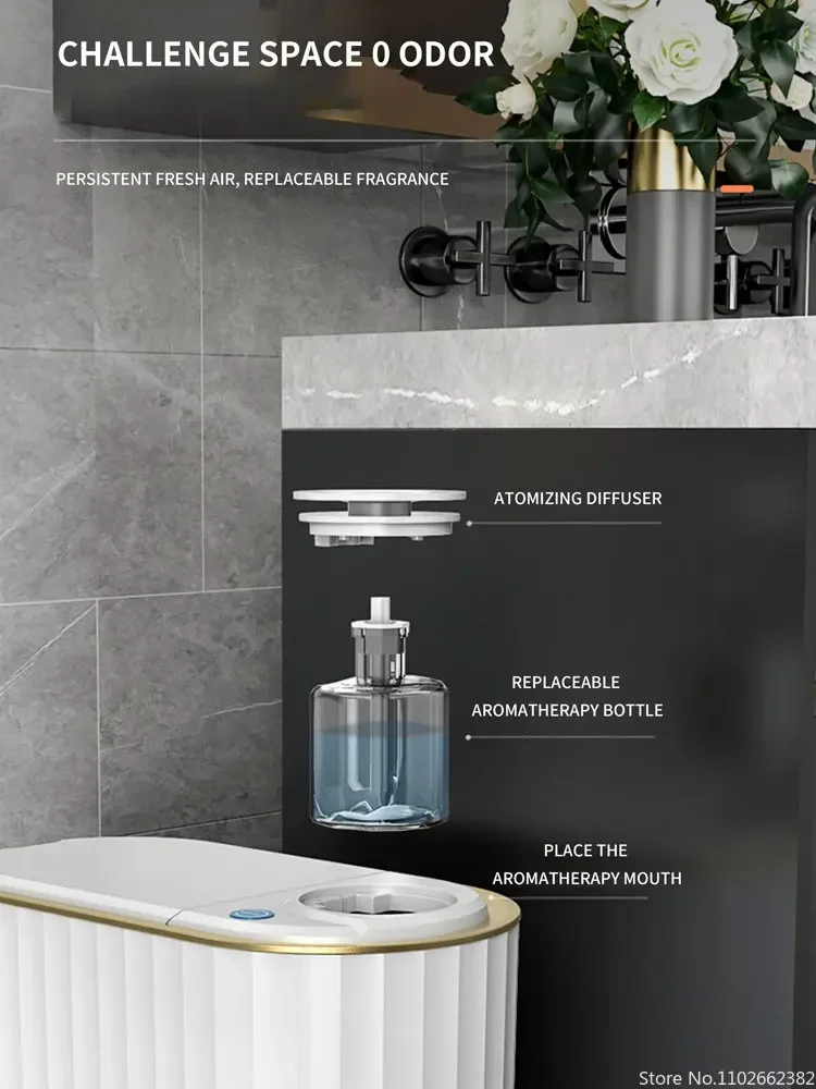 7L الذكية الاستشعار سلة المهملات الروائح سلة المهملات سلة المهملات الإلكترونية للمنزل غرفة نوم المرحاض مقاوم للماء ضيق تخزين دلو