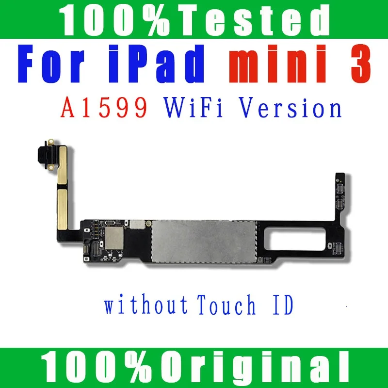 100% Tested Logic Board A1432 A1489/A1599 A1538 Original Free iCloud For iPad MiNi 1 2 3 4 Motherboard