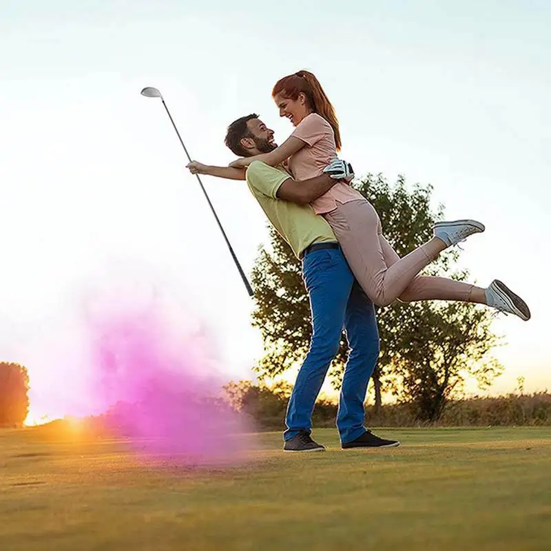 Gender Reveal Exploding Golf Ball Gender Disclosure Trick Baby Gender Golf Theme Exploding Ball Party Games With Color Powder