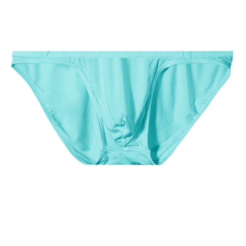 Tanga sem costura masculina, cueca sexy de cintura baixa, alça macia, fio-dental laranja, cueca gay de biquíni, modal para esportes