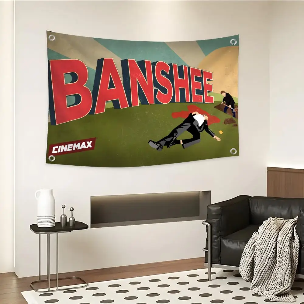 Drama TV Series Banshee Flags Custom Camping Outdoor Garden room Decor Backdrops Wall Art Family Gifts