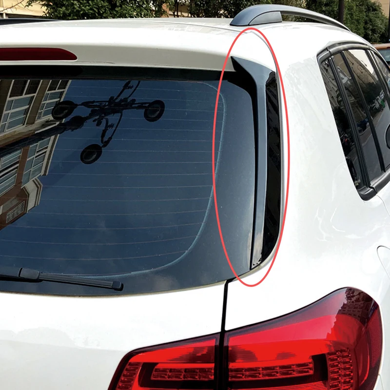 

Car Rear Window Side Spoiler Canard Splitter For VW Tiguan MK1 2007-2016 Rear Window Wing Spoilers Trim