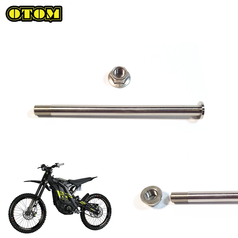 For SURRON Light Bee Motorcycle Rear Axle With Nut Wheel Hub Shaft Screw S X Electric Off-road Motocross Original Accessories