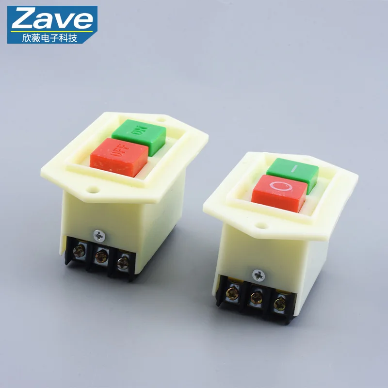 Interrupteur de commande étanche KAO-5H/5M (modèle alternatif : KA0-5M/H), bouton de presse pour perceuse 220/380V 10A (LC3-10)