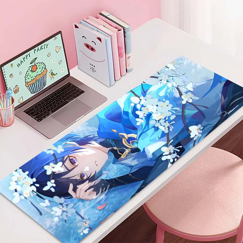 Large Mouse pad Genshin Impact Wanderer game player keyboard pad non-slip office study desk mat floor mat coaster PC Mousepad