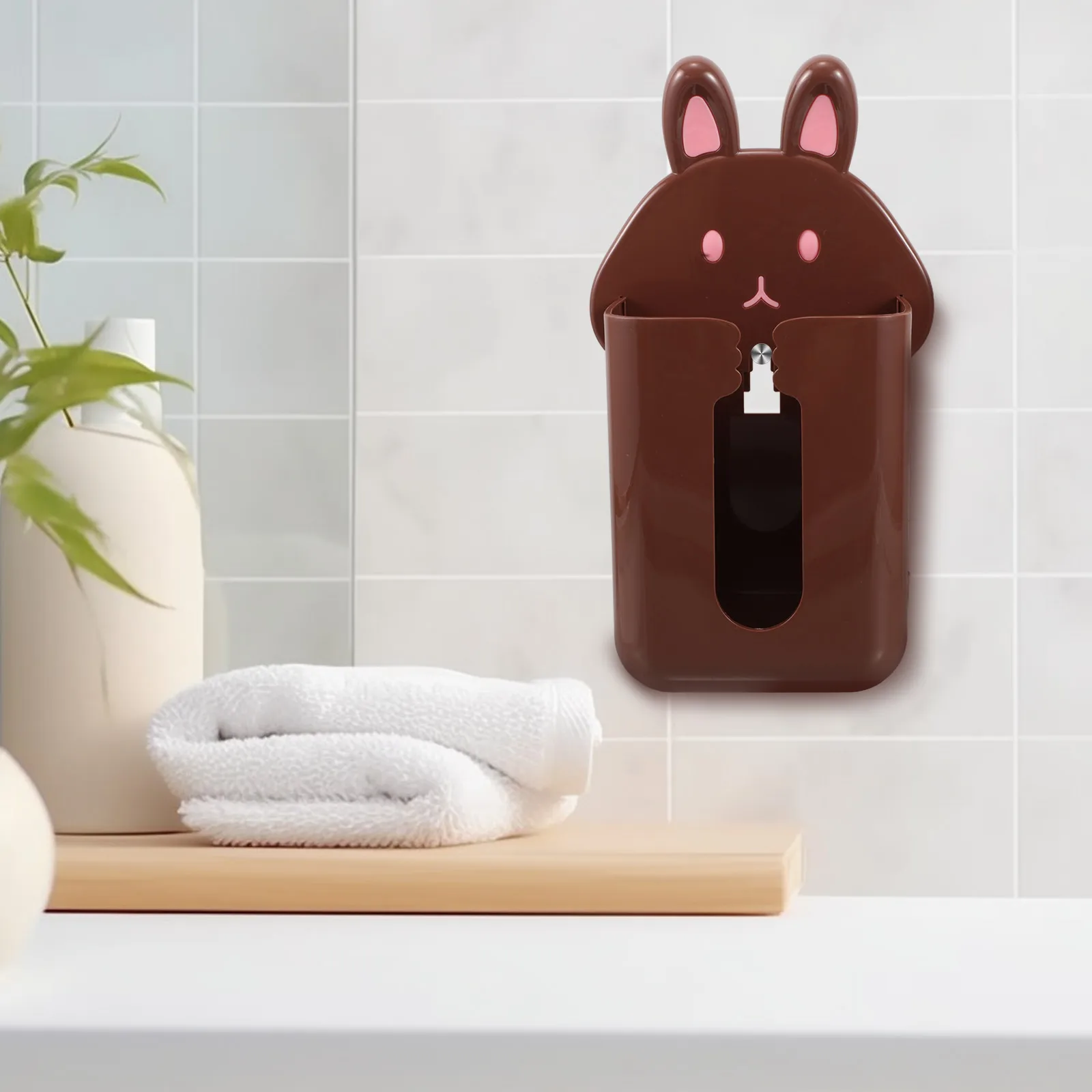 

Rabbit Tissue Box Paper Towel Holder Bunny Storage Cartoon Toilet Plastic Organizer