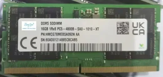 

For DDR5 SODIMM 16G 1RX8 PC5-4800B-SA0 HMCG78MEBSA092N