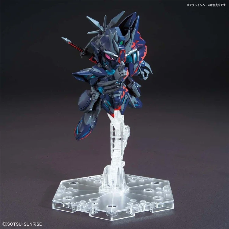 Bandai SD Gundam World Heroes 06 Sasuke Delta Gundam Model do Składania Figurki Akcji Anime Lalki Zabawki Kolekcjonerskie Ozdoby