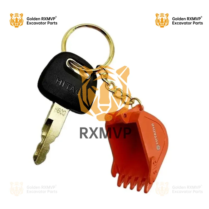 For Kubota Hitachi Sany Ignition Key Excavator Starter With Keychain