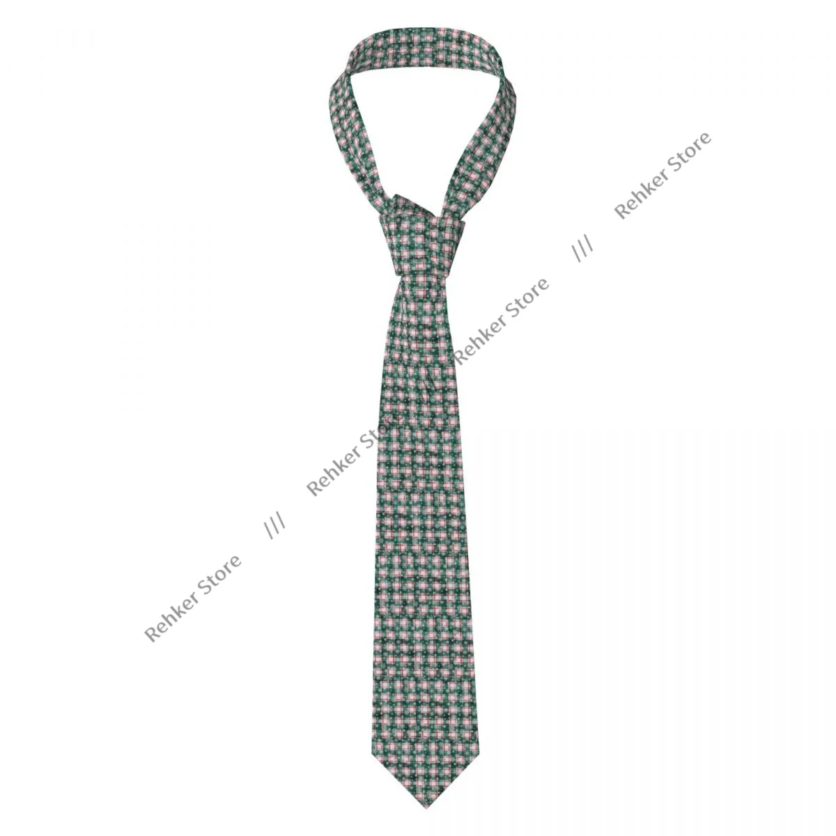 

Формальные узкие галстуки, классические мужские акварельные полоски, клетчатый узор, снежинки, фон, свадебный галстук, узкий джентльменский галстук