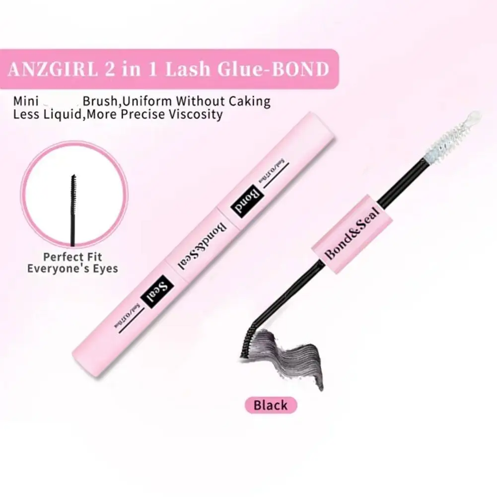Kit de accesorios para pestañas postizas, máscara de larga duración, pegamento para pestañas, removedor de pegamento para pestañas DIY, herramienta cosmética de doble cabezal E0I4
