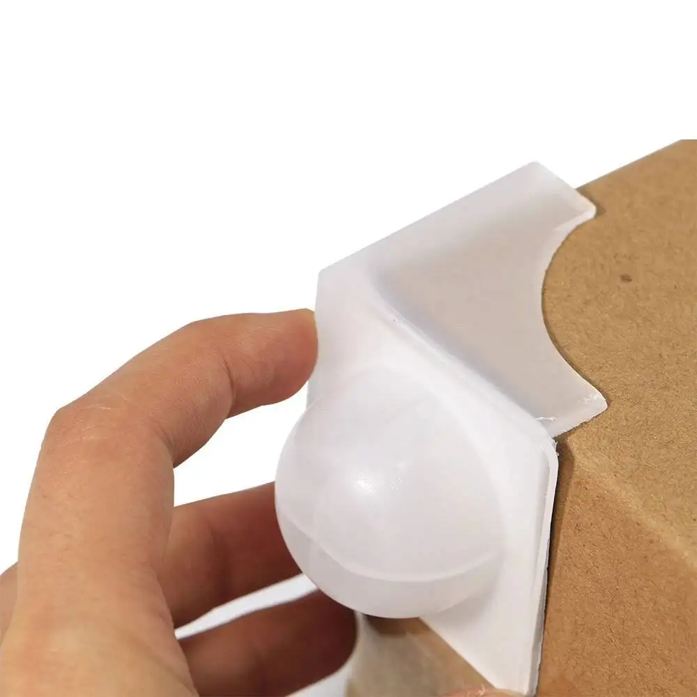 

50 шт. коробка, пластиковая вискозная защита, угловая коробка для хранения ног, угловые коврики, противоскользящие водонепроницаемые влагопрокладки, фитинги