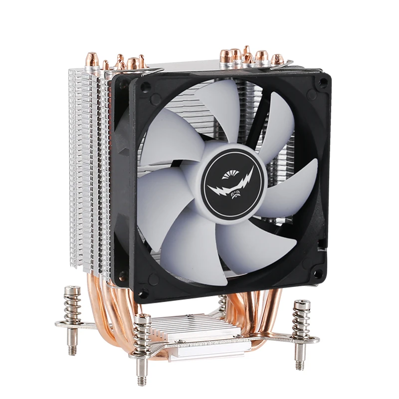 Imagem -03 - Copper Tube Cpu Cooler Tubos de Calor Pin 4pin Pwm Rgb pc Silencioso Lga 2011 Centímetros Ventilador Parafuso Servidor de Fixação X79 X99 e3 e5