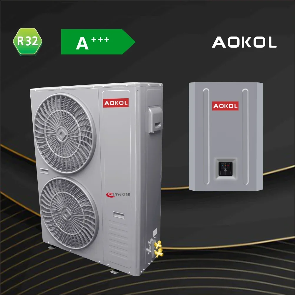 Erp A +++ 15kW Air to Water Split Air to water ปั๊มความร้อน R32 แก๊ส WIFI Full DC อินเวอร์เตอร์ EVI จีนปั๊มความร้อน, โรงงาน OEM ปั๊มความร้อน