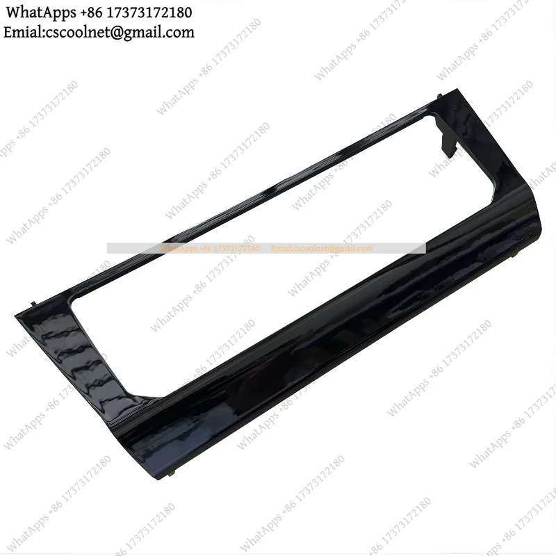 JS01 For Octavia MK3 Touchslide Automatic Air Climatronic Control Panel Trim Black Piano Paint Matte Auto Parts