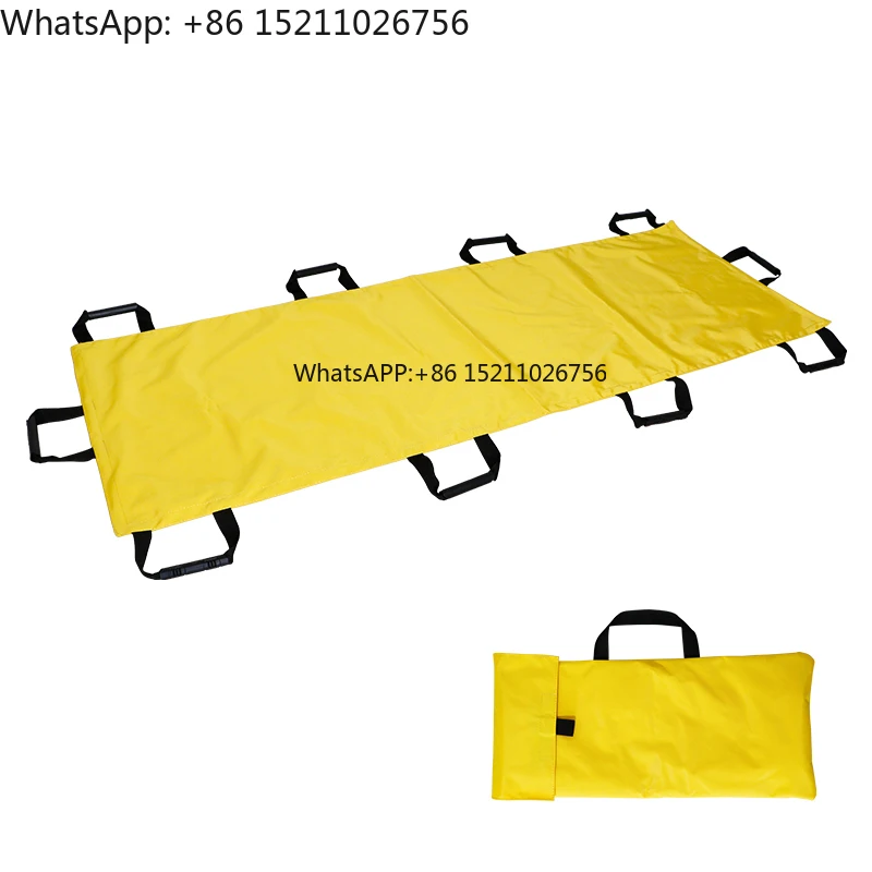 healthcave-manual-power-source-portable-soft-carry-sheet-medical-emergency-patient-isolation-stretcher