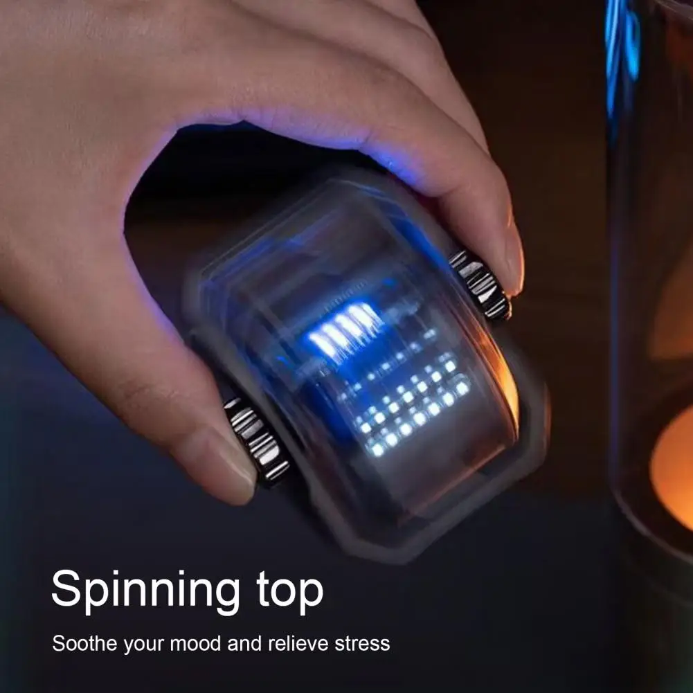 Fidget Spinner Igniter Electric Arc Lighter Metal Lighter LED Light Pulse Flameless Igniter USB Charging Creative Gift