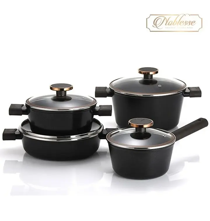 Neo-Flam Extrima Coated Induction Nobleses Pot Four-Pot Set (18 in number, 20 positive, 24 hot pot, 24 positive water)