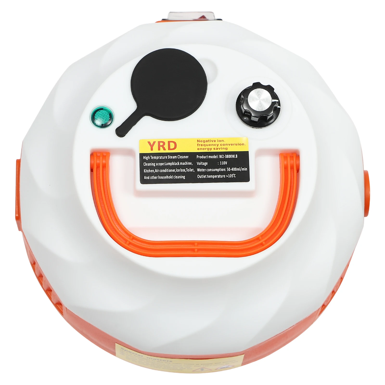 (أبيض) منظف بالبخار عالي الحرارة، آلة تنظيف بالبخار 110 فولت، آلة تنظيف محمولة للمطابخ والحمامات وألعاب السيارات الداخلية