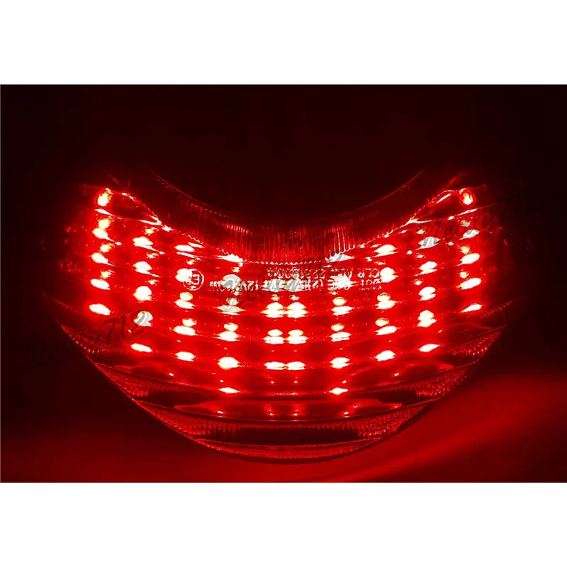 waase For Suzuki SV650 1999 2000 2001 2002 2003 E-Mark Rear Tail Light Brake Turn Signals Integrated LED Brake Light