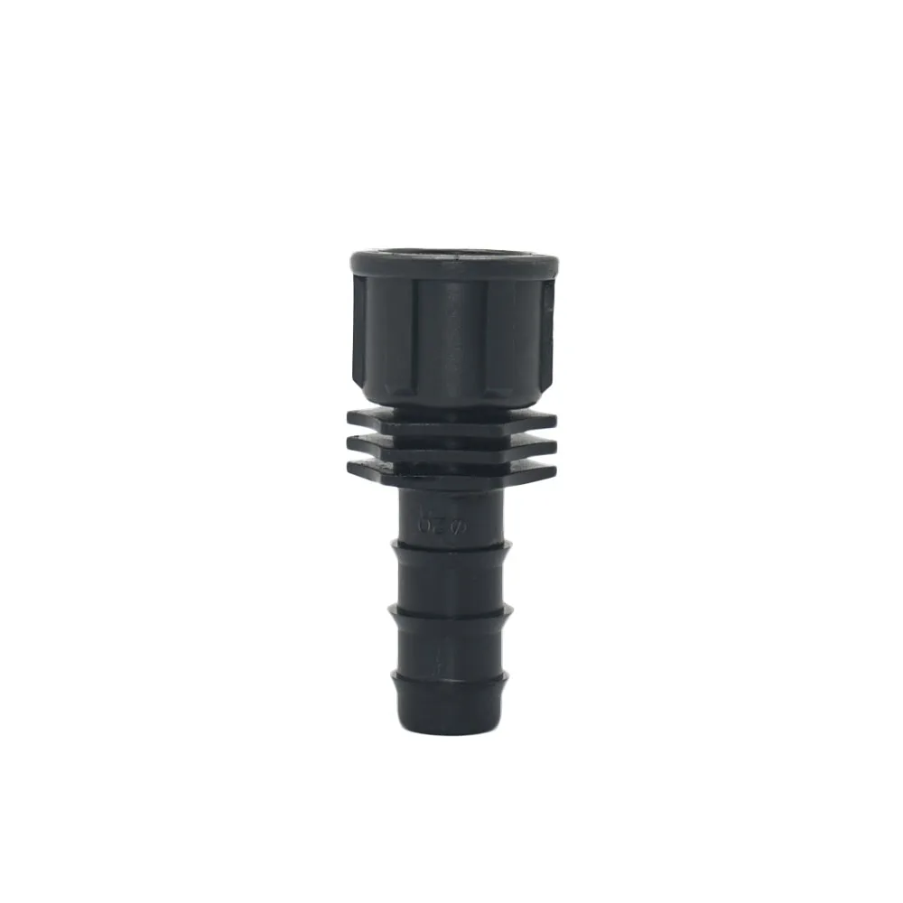 16mm 20mm 25mm 32mm Hose Barb Thread Connector 1/2 3/4 1Inch Male Female Thread Pe Tube Fitting Plastic Hose Adapter