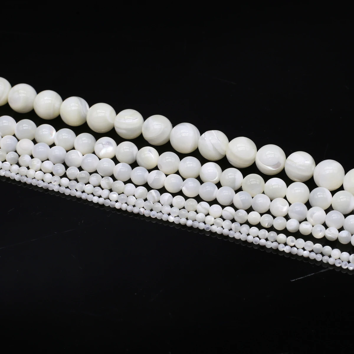 DIY Shell Beads The Pinctada Albina Flash Beads 2-10mm For Jewelry Making DIY Necklace Bracelet Earrings Accessory