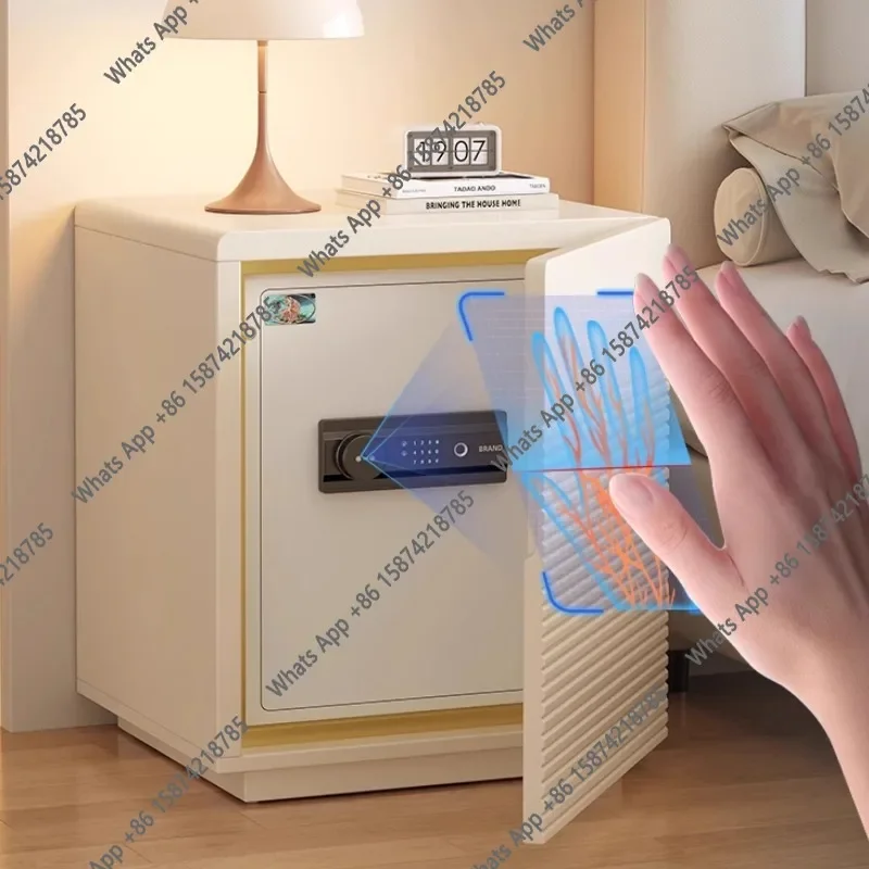 A Box Nightstands Furniture Storage Locker No Installation Required Integrated Bedside Table Safe With Smart Password Safe Cabin