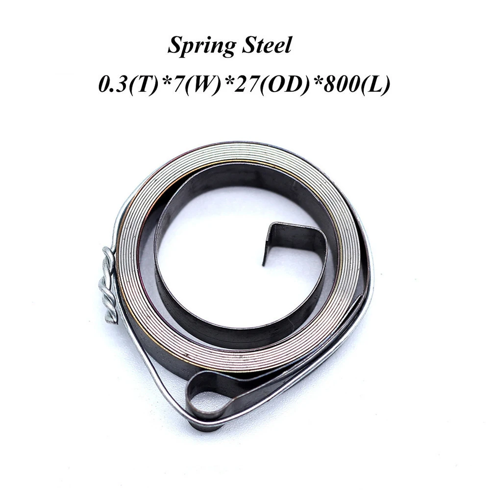 Custom wholesale thickness 0.3mm spring constant force spring flat coil spring