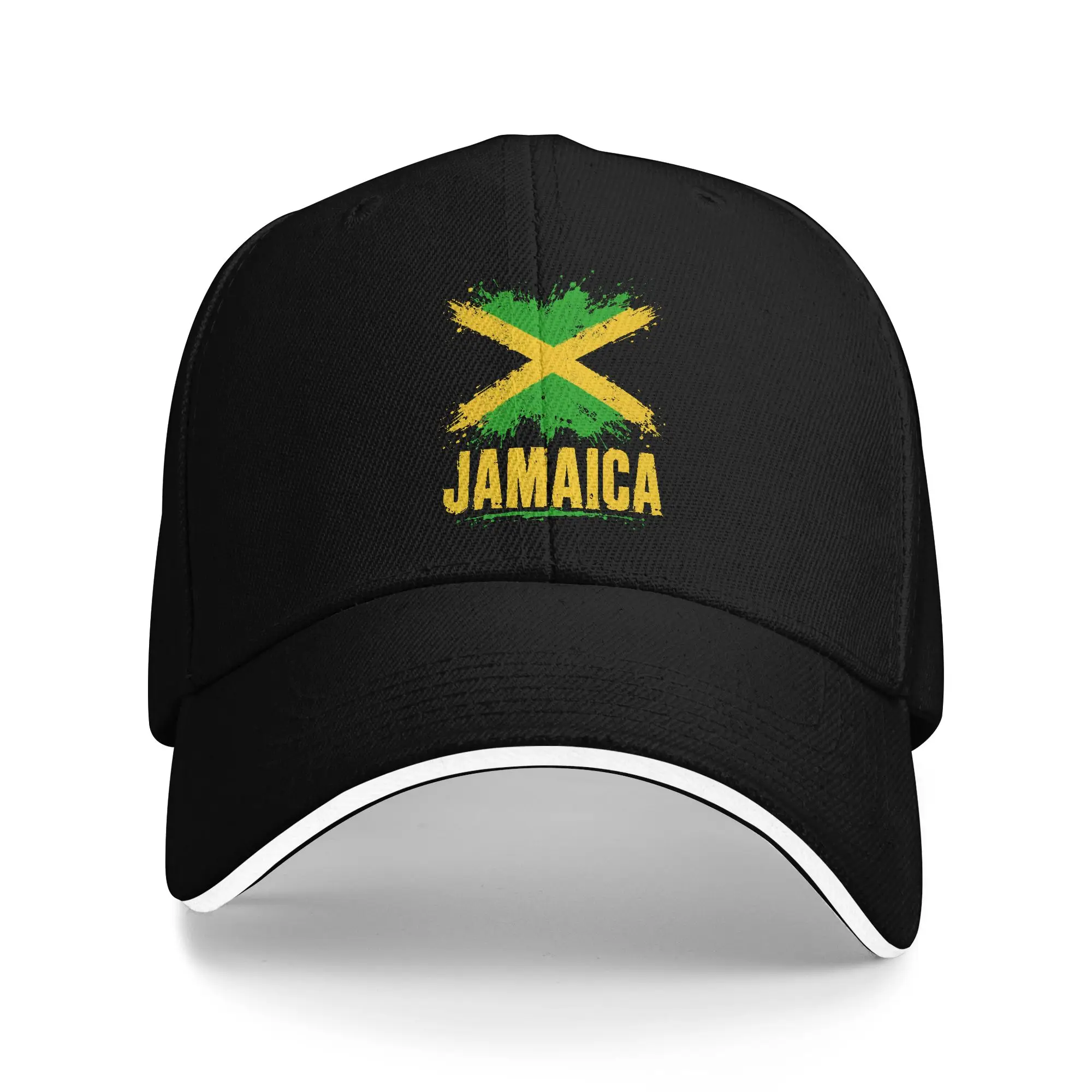 Summer Casual Baseball Cap Jamaica Flag Jamaican  Outdoor Sport Hip Hop Hats For Men Adult Breathable  Streetwear Baseball Caps