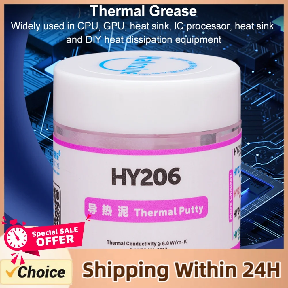 10g Thermal Paste High Performance CPU Paste Non-Conductive Silicone Plaster Heat Sink Compound Heat Transfer Grease for CPU GPU