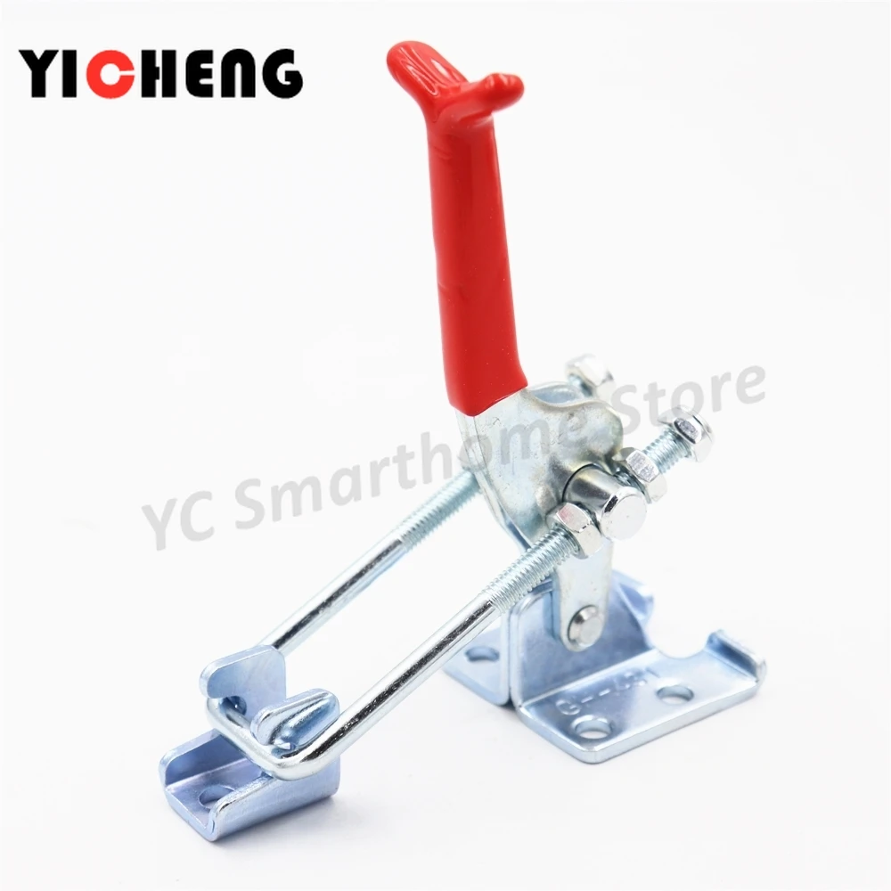 1Pcs GH-431 durable  Lock fast clamp pull buckle hasp lock woodworking clamps  clamp BBQ Smoker lock Door buckle  318Kg Rally