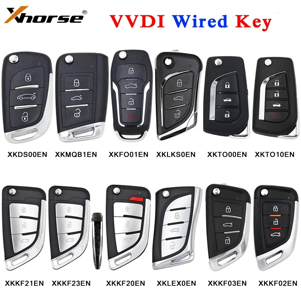 XHORSE VVDI uniwersalny pilot XS/XE/XN/XK Smart/Super/bezprzewodowy/drutowy angielska wersja kluczyka samochodowego dla narzędzie VVDI