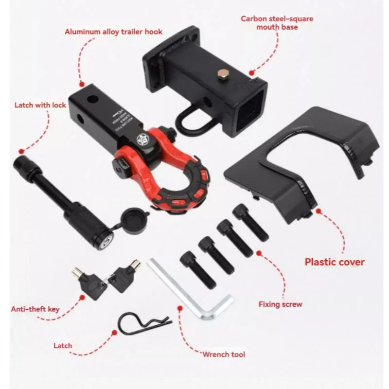 

Популярный высокопрочный крюк для прицепа из алюминиевого сплава от производителя подходит для внедорожного резервуара 4X4 300.