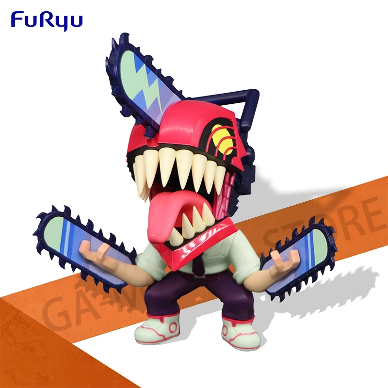 In Stock Original FuRyu TOONIZE Chainsaw Man PVC Anime Figure Q Style Action Figures Collectible Model Toys Ornaments Kids Gift