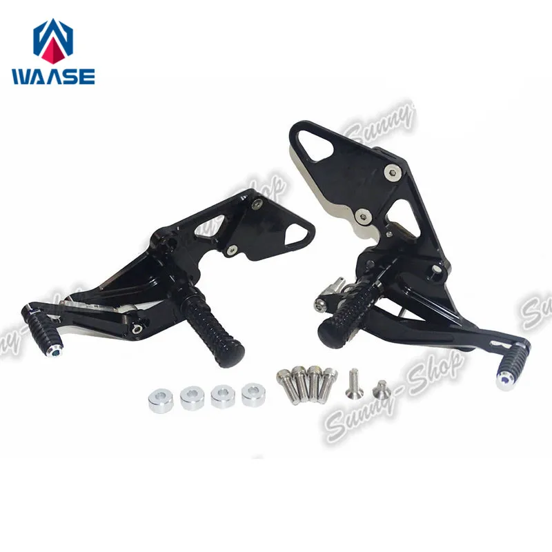 

WAASE Motorcycle Adjustable Rider Rear Sets Rearset Footrest Foot Pegs For Yamaha MT-07 MT07 FZ07 FZ-07 2014 2015 2016 2017-2020