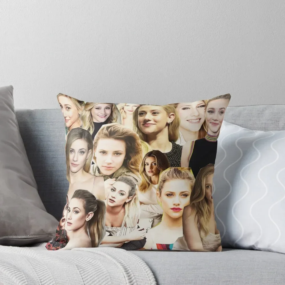 lili reinhart collage Throw Pillow Cushions For Children Luxury Living Room Decorative Cushions christmas cushions covers pillow