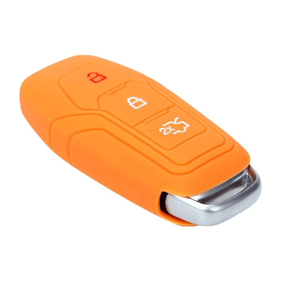 

Suitable for Ford Mustang Silicone Key Bag Taurus Key Cover Keyless Start Remote Control Protective Cover