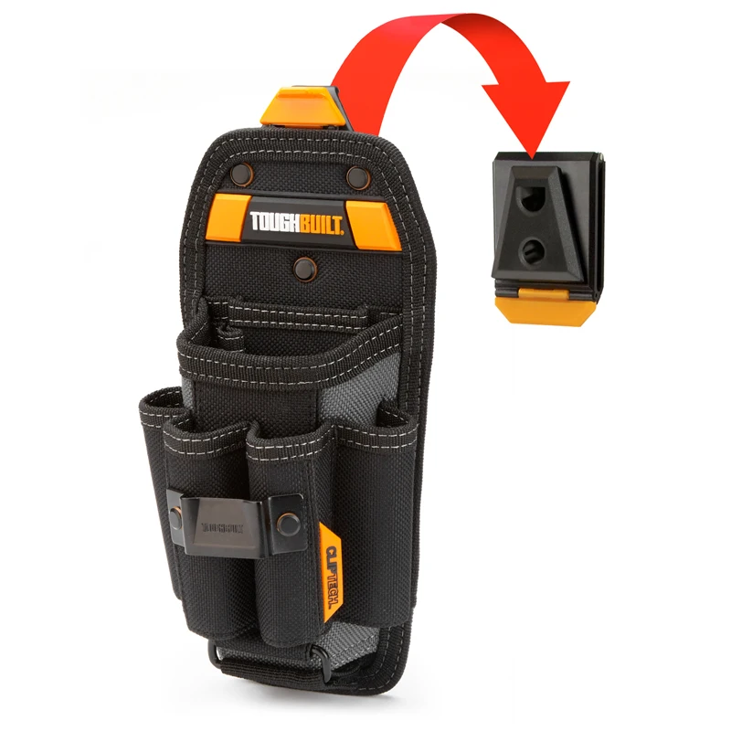 TOUGHBUILT TB-CT-36-L6 Technician 6-Pocket Pouch Large Grande pochette ClipTech Clips Portable Adjustable ToolBag