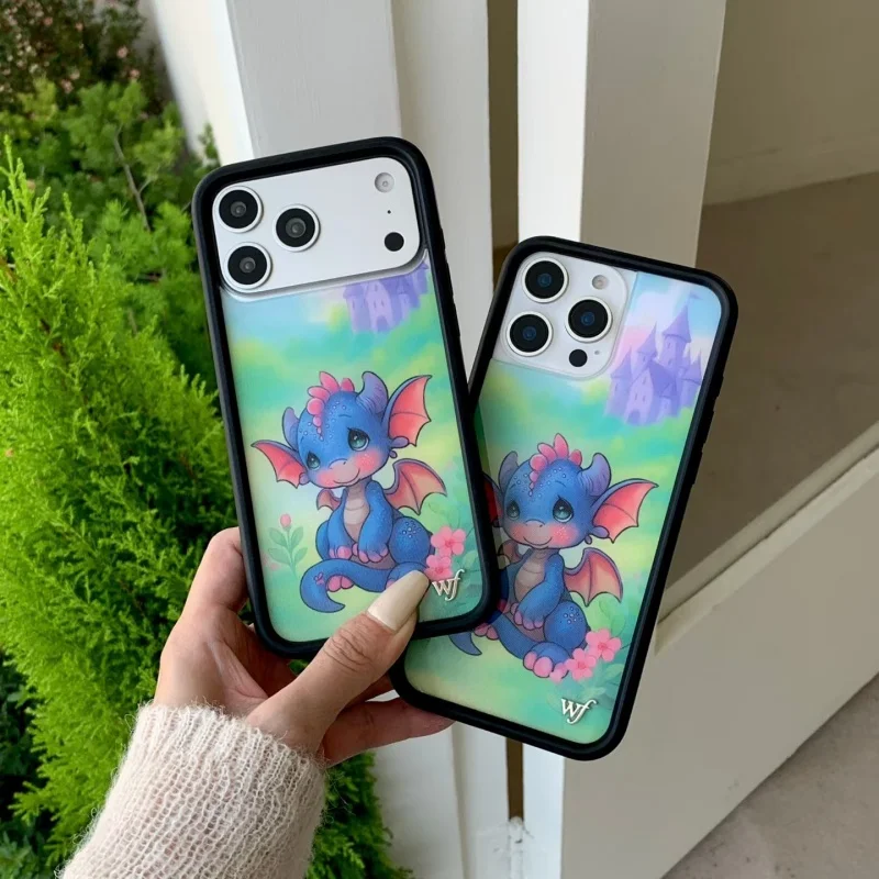 Funda para Teléfono Wildflower Cute Dragon Dreams para iPhone 17Pro 12 13 14 15 16 17 Pro Max Plus Air wf Precious Moments Back Cover