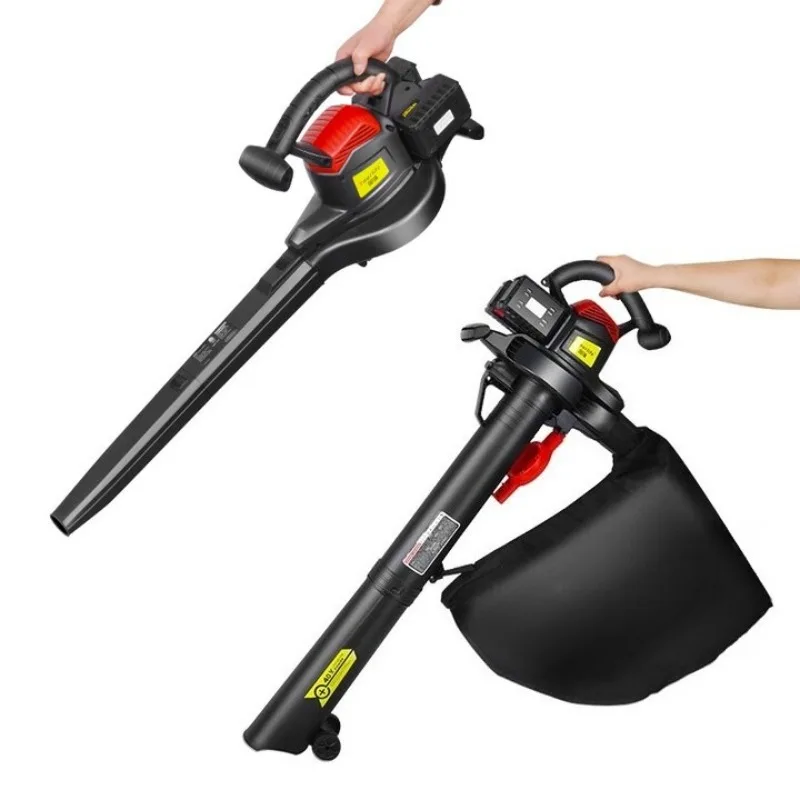 

Blow and suck grass fallen leaves high-power dust removal vacuum cleaner 40V, two electricity and one charge)