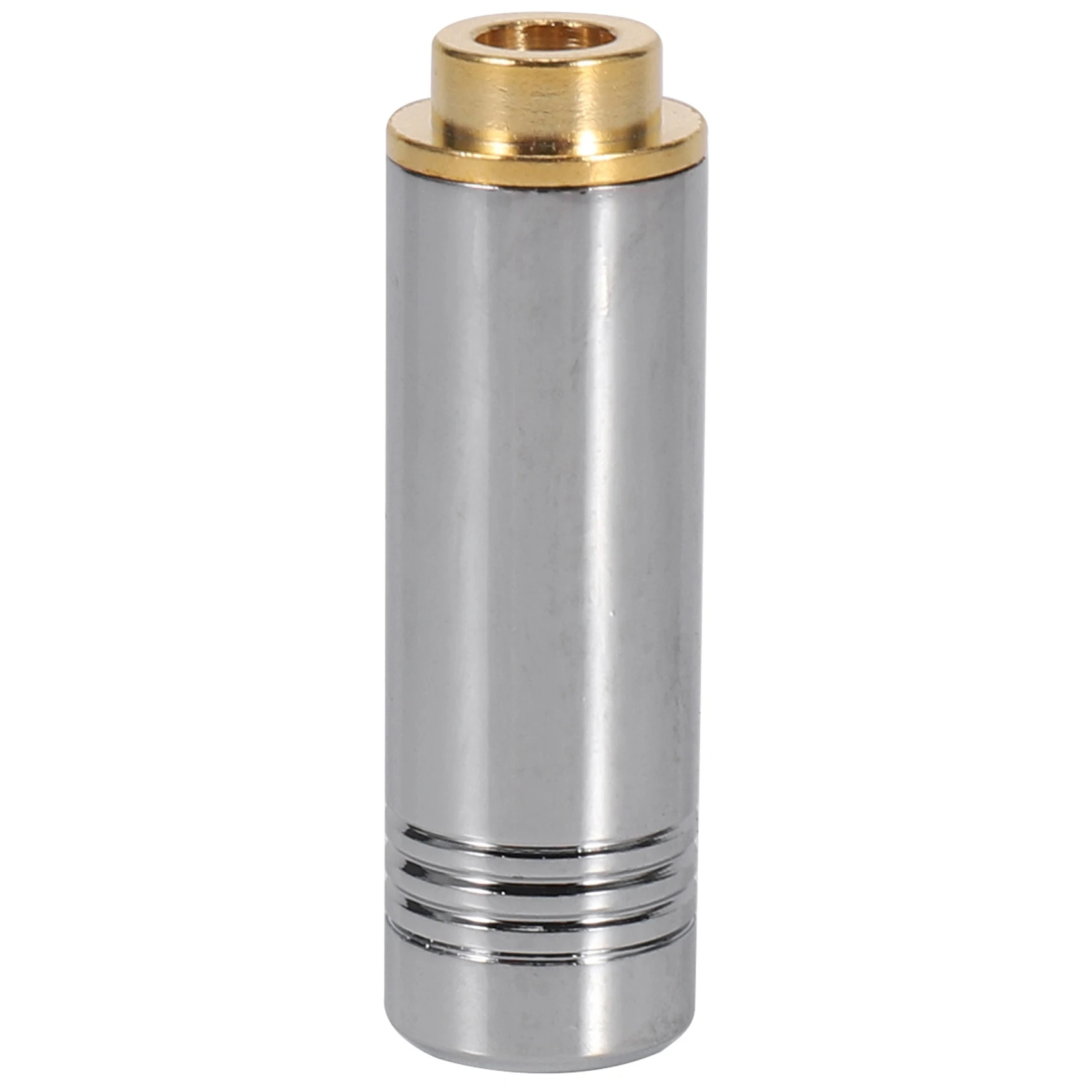 Conector hembra de Audio para auriculares estéreo equilibrados, conector de cable adaptador de Metal de 5 polos de 4,4mm para auriculares, color plateado