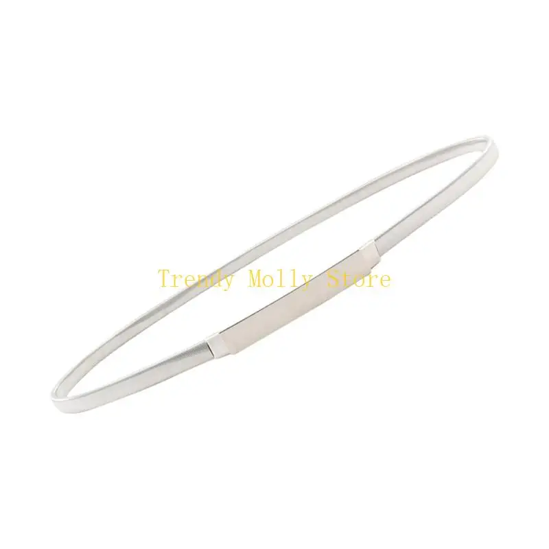 

N5KB Регулируемый металлический пояс для платьев, повседневная одежда, эластичный пояс на талии