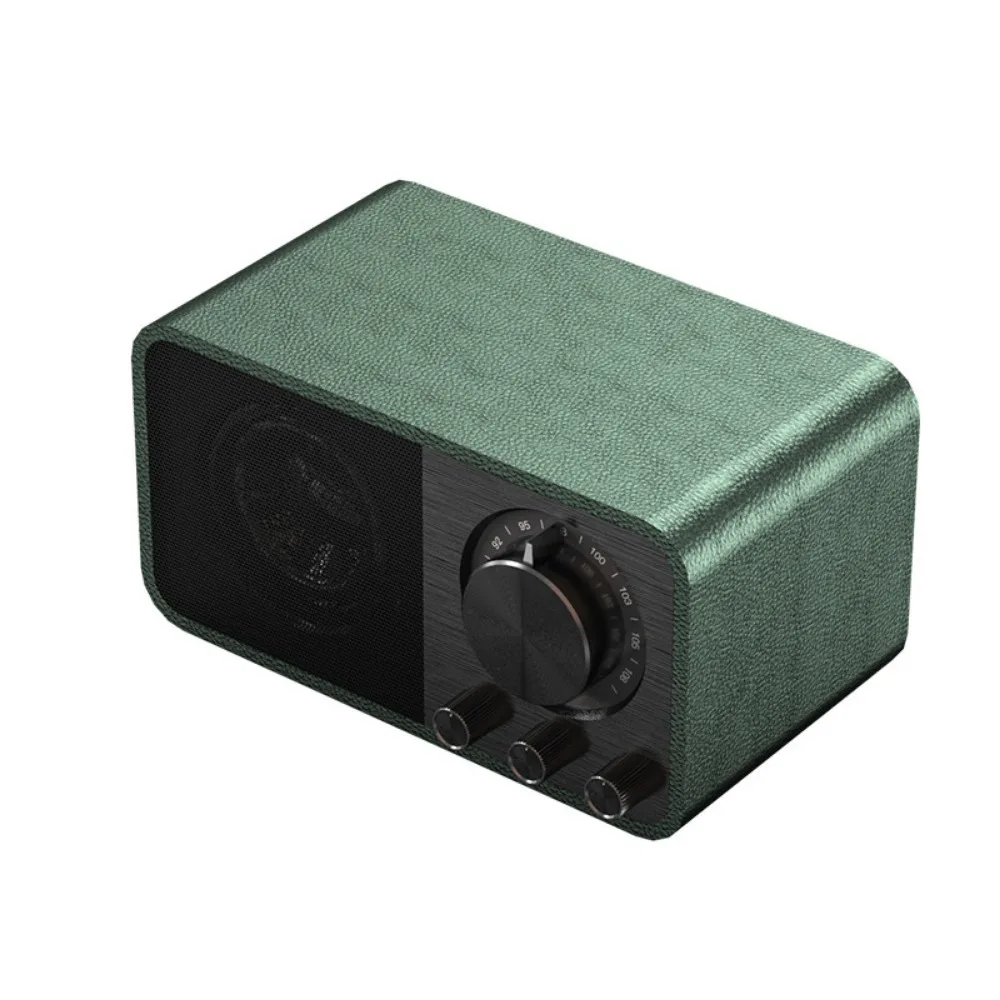 

Retro Bluetooth Speaker Bluetooth 5.0 Wooden FM Radio with Bluetooth FM Antenna AUX Audio/TF Support Vintage Radio