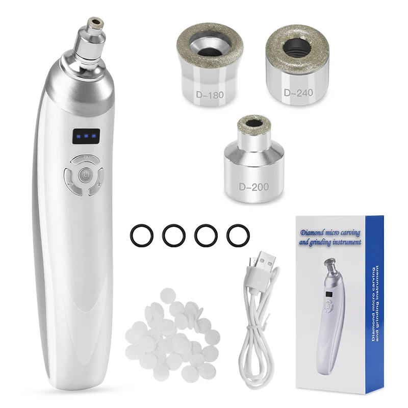 Appareil de beauté portable Diamond MicrodermDelhi pour les soins de la peau du visage, déterminer l'élimination des points noirs, machine pour les cicatrices d'acné