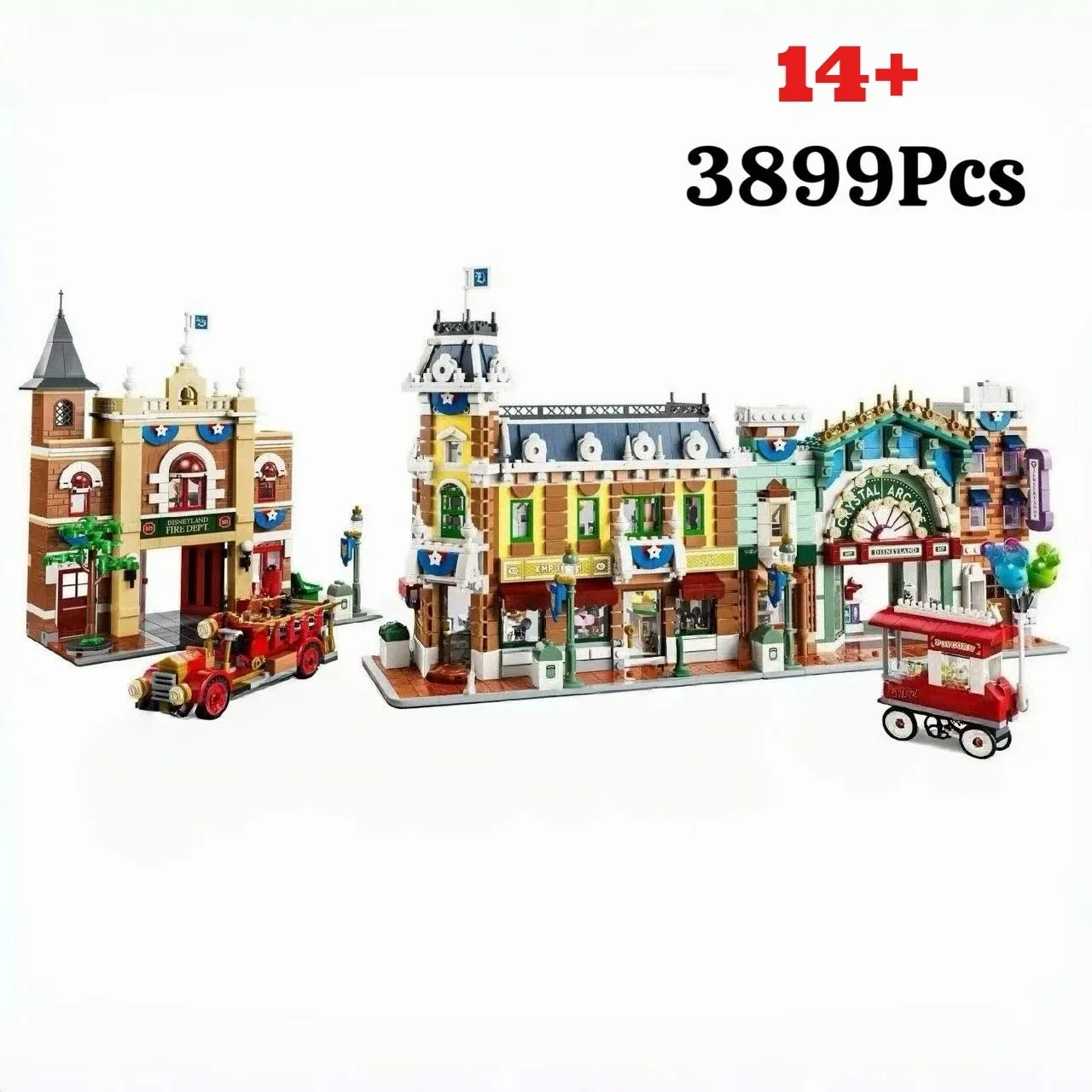 2026 Popular Items Leyuan Street 3899 Pcs Building Blocks Bricks Suitable for Birthday Gifts and Decorative Ornaments for Adults