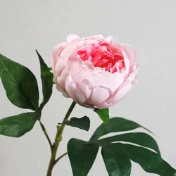 5Pcs/lot Hand-feel Moisturizing Peony Flower Artificial Real Touch Peony Bouquet Wedding Decor Home Accessories Party Fake Lotus