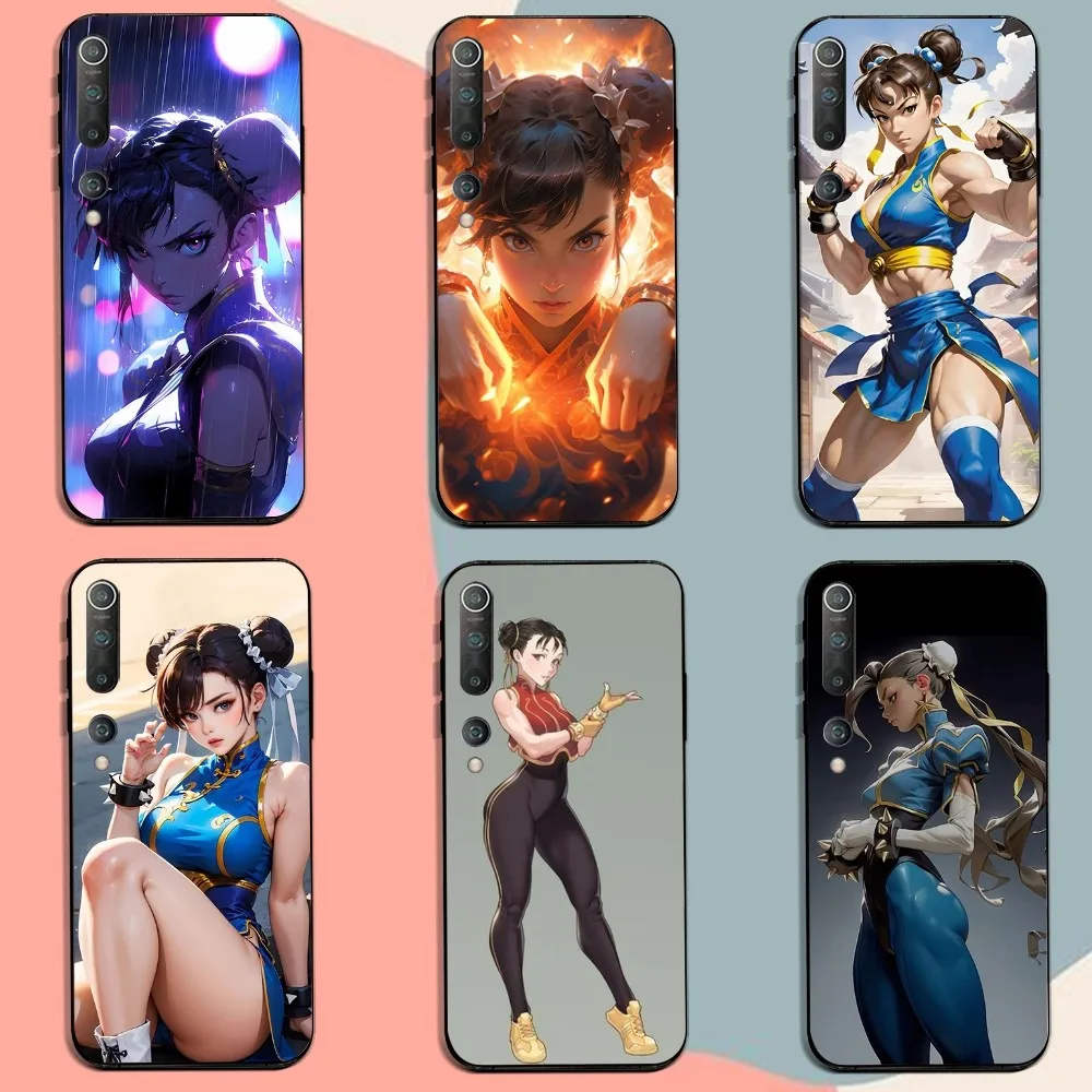 Chun-Li Game S-Street-F-fighters Phone Case For Xiaomi 11 Redmi Note 11 5G 8T 9A 9 10T Note8Pro Note9 12SUltra Black Case