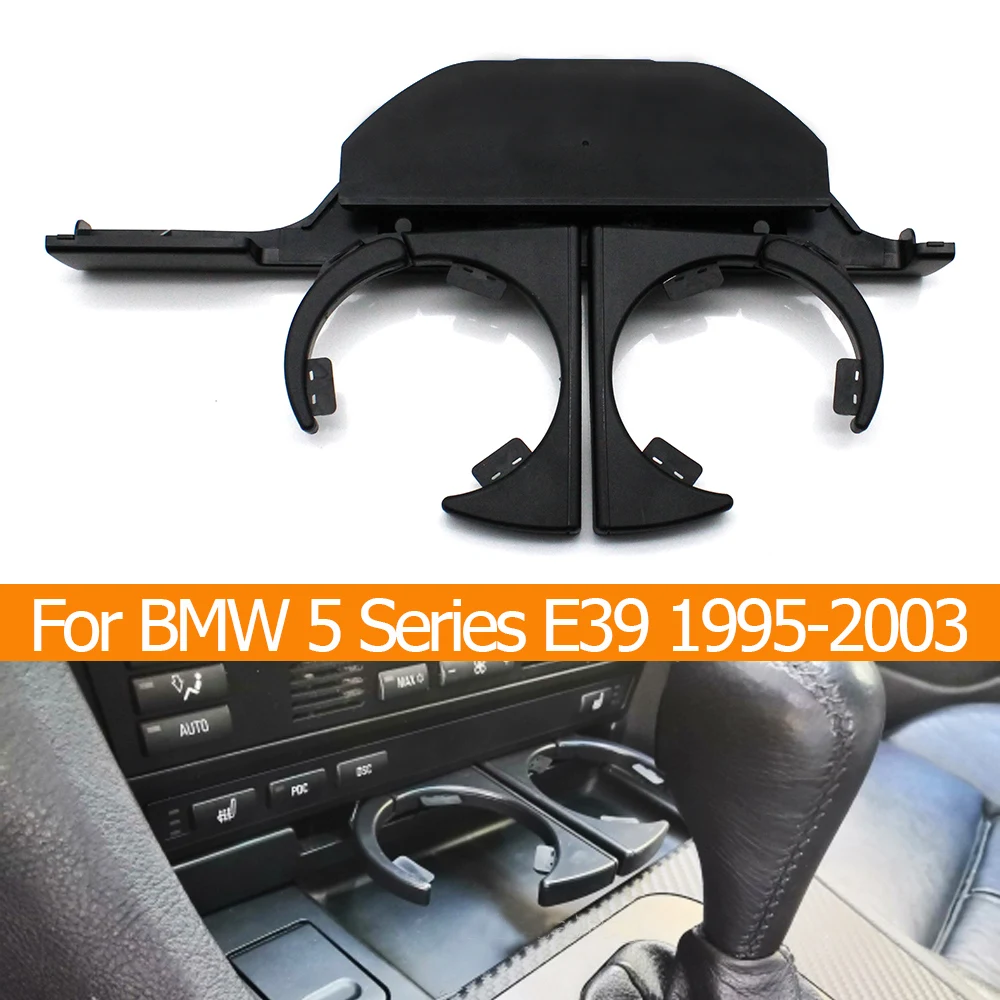 LHD RHD Interior Car Front Dash Retractable Drink Water Cup Holder For BMW 5 Series E39 1996-2003 520 523 525 528 530 535 540