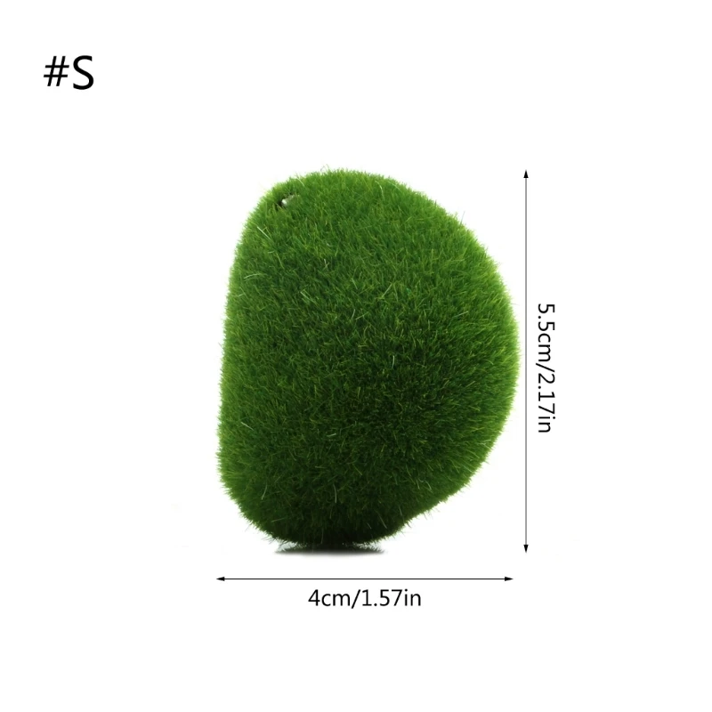 F92B Moss หินเทียมเทียม Moss สีเขียวปก