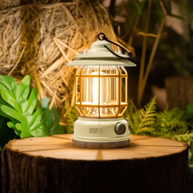 portable-rechargeable-camping-light-retro-style-outdoor-field-lamp-portable-steady-glow-long-runtime-outdoor-hiking-lights